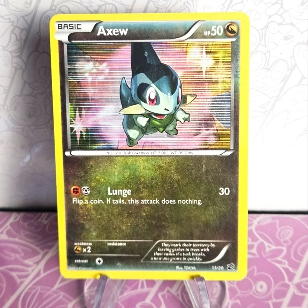 Axew 13/30 Pokémon TCG Holo Rare